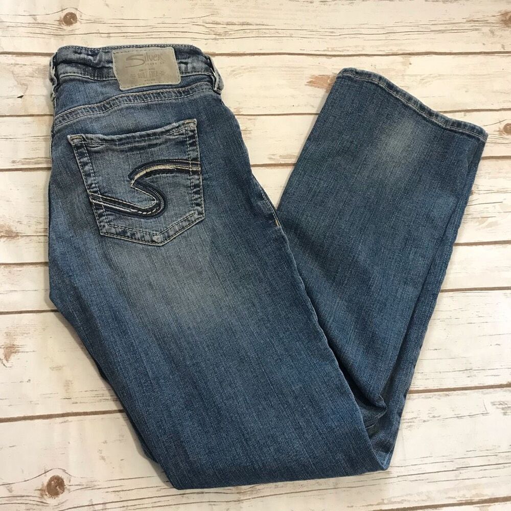 Silver Jeans Avery Slim Boot Jeans Light Wash W 28‎ L 31